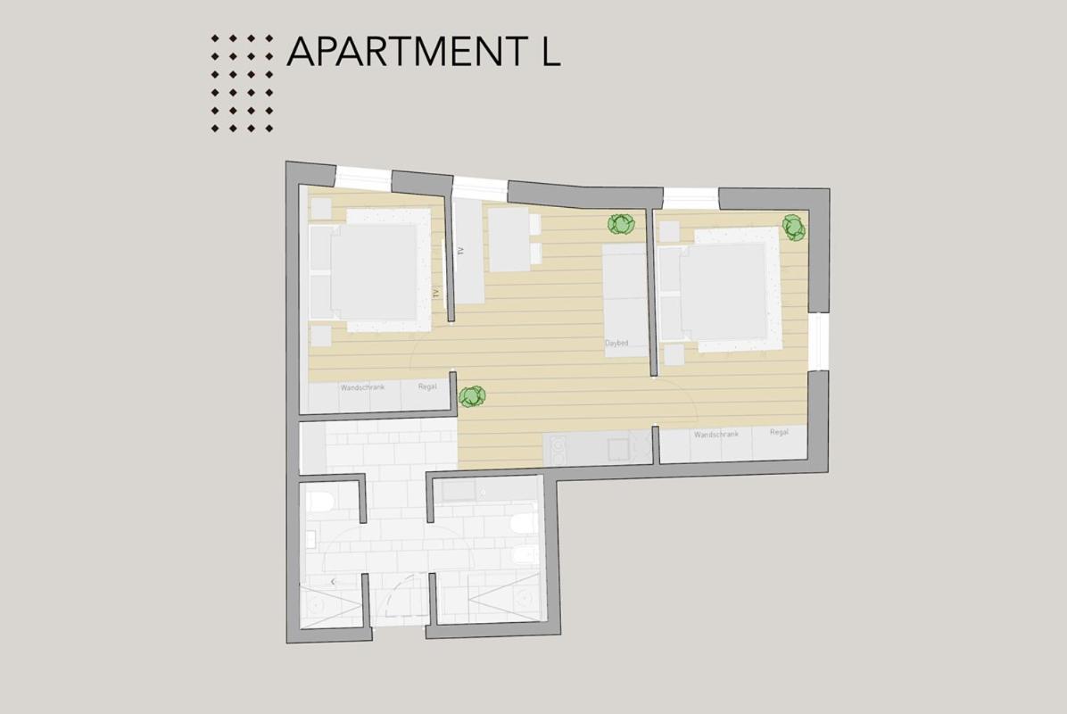 Hofergut Suites & Apartments Рисконе Стая снимка
